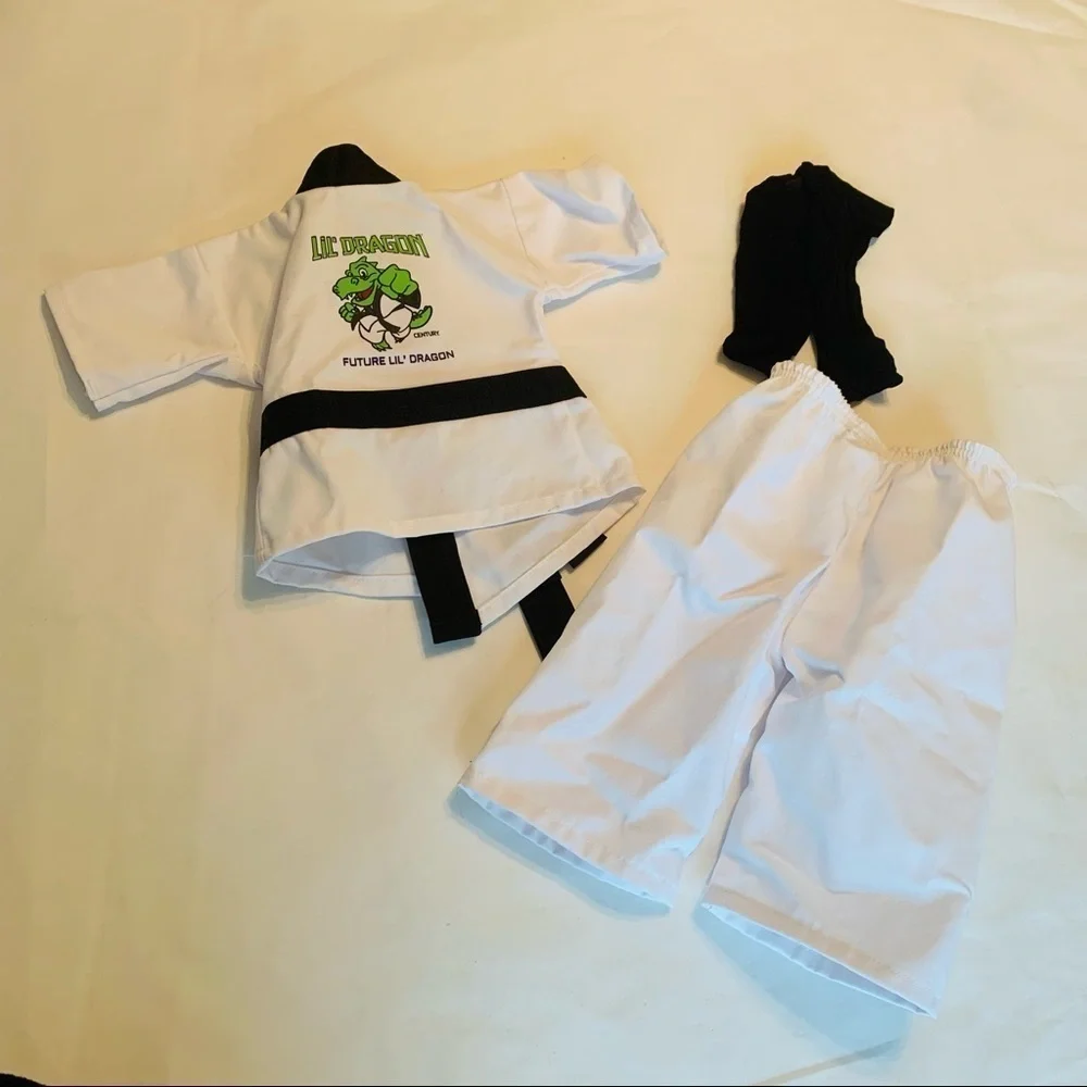 Little dragon ninja costume karate kid two-piece infant size 0 to 6 months